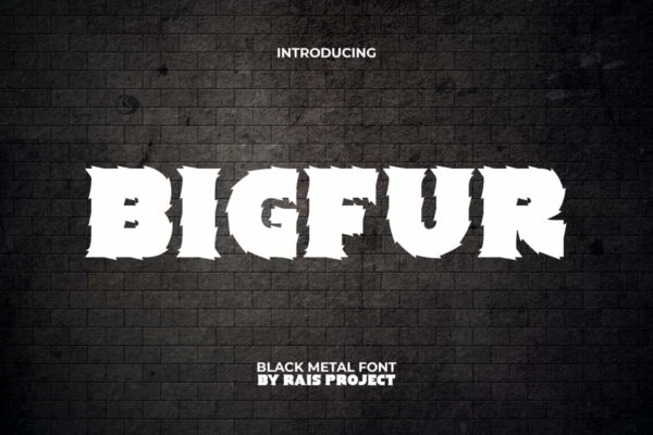 Bigfur Font