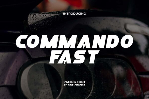 Commando Fast Font