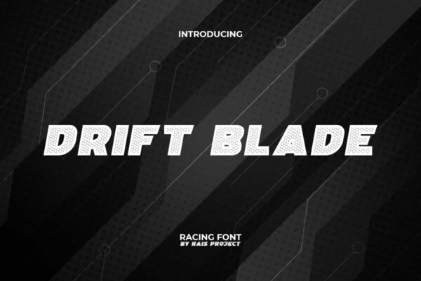 Drift Blade Font - Image 9