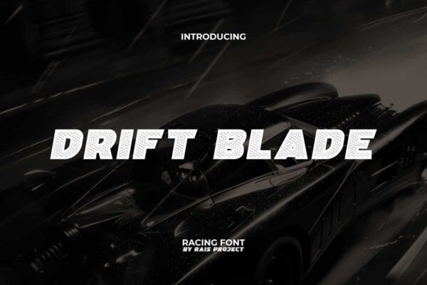 Drift Blade Font