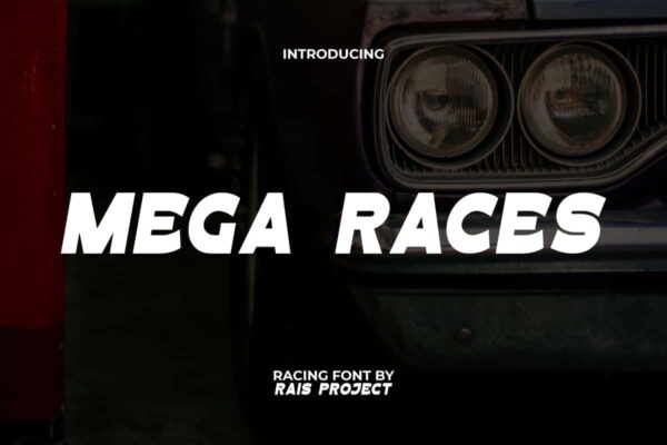 Mega Races Font