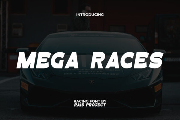 Mega Races Font - Image 9