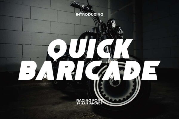 Quick Baricade Font