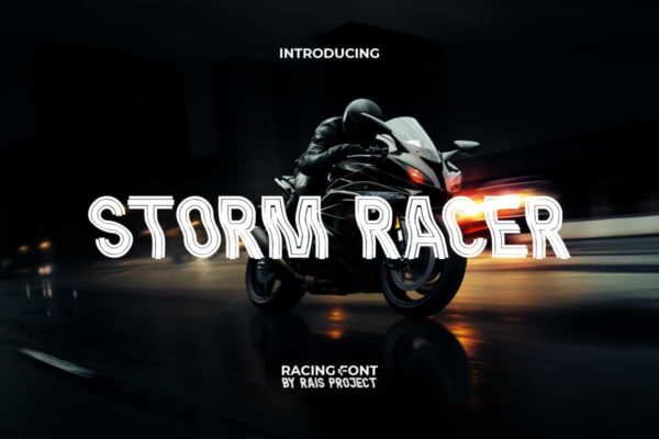Storm Racer Font - Image 9