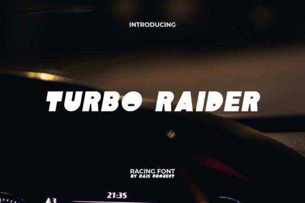Turbo Raider Font