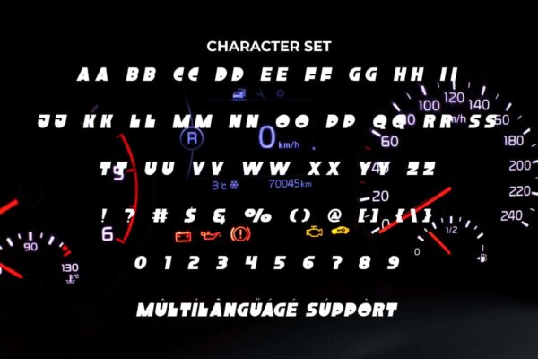 Turbo Raider Font - Image 5
