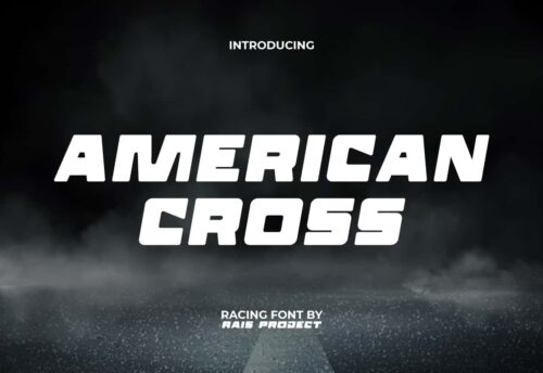 American Cross Font