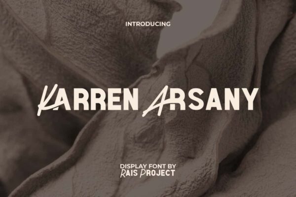 Karren Arsany Font