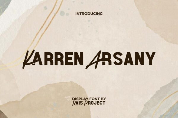 Karren Arsany Font - Image 9