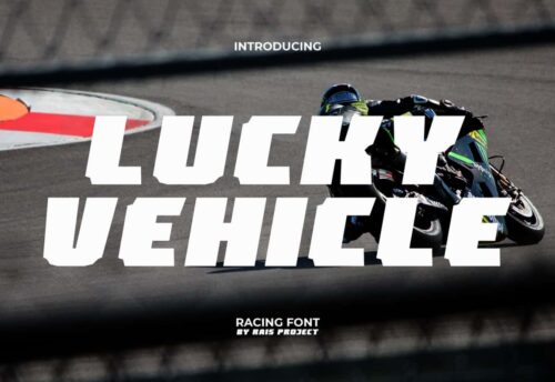 Lucky Vehicle Font