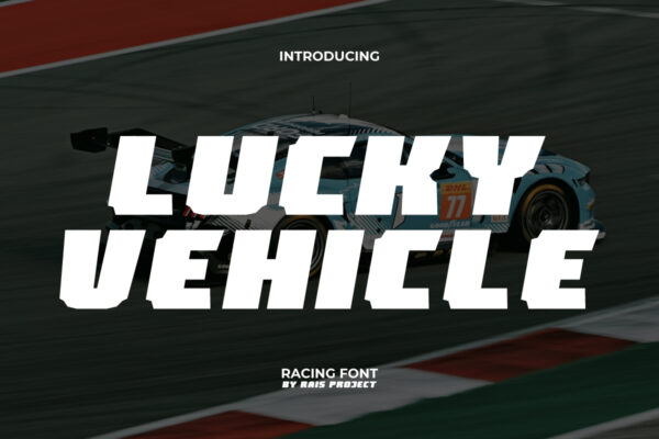 Lucky Vehicle Font - Image 9
