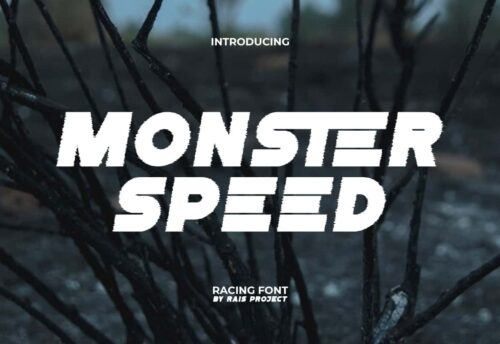 Monster Speed Font