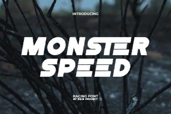 Monster Speed Font