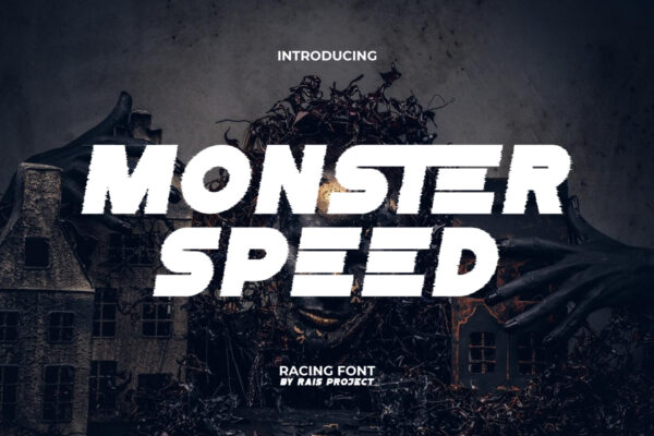 Monster Speed Font - Image 9