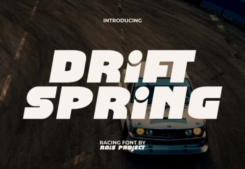 Drift Spring Font
