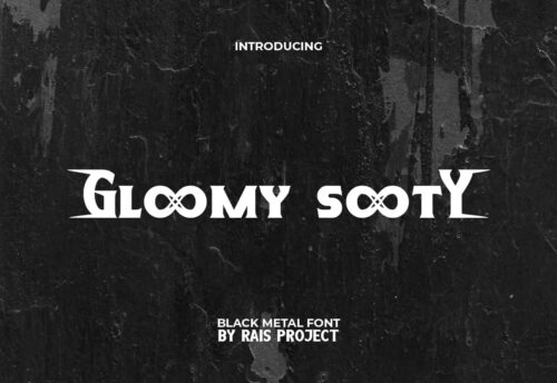 Gloomy Sooty Font