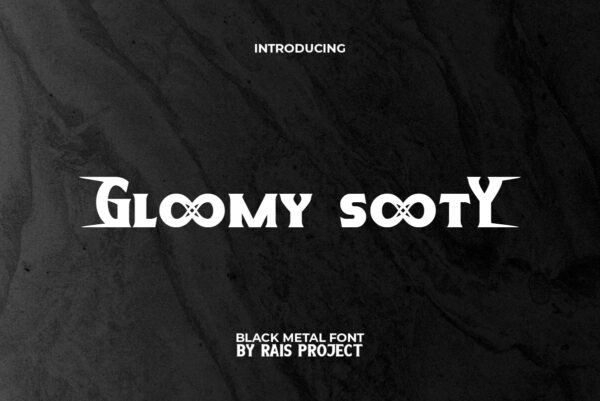 Gloomy Sooty Font - Image 10