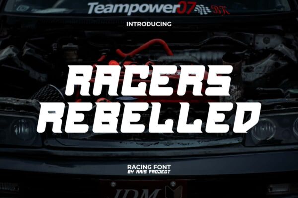 Racers Rebelled Font