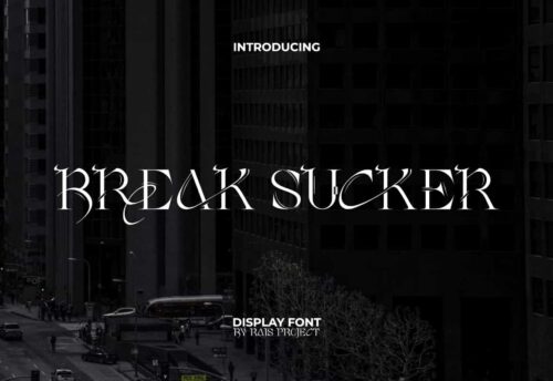 Break Sucker Font