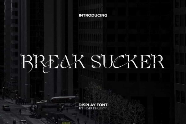 Break Sucker Font