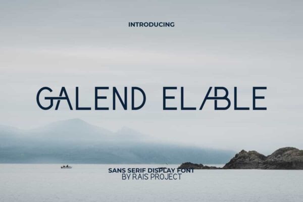 Galend Elable Font - Image 9