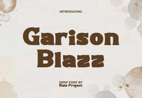 Garison Blazz Font