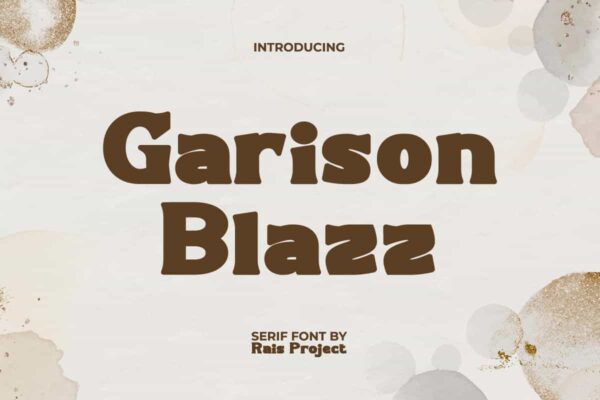 Garison Blazz Font