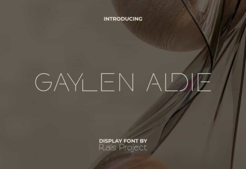 Gaylen Aldie Font