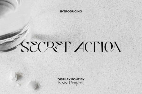 Secret Action Font - Image 9