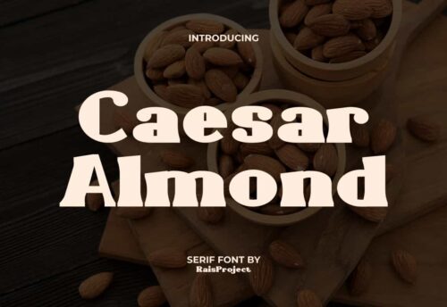 Caesar Almond Font