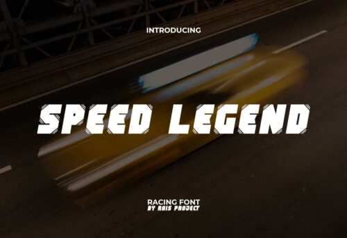 Speed Legend Font