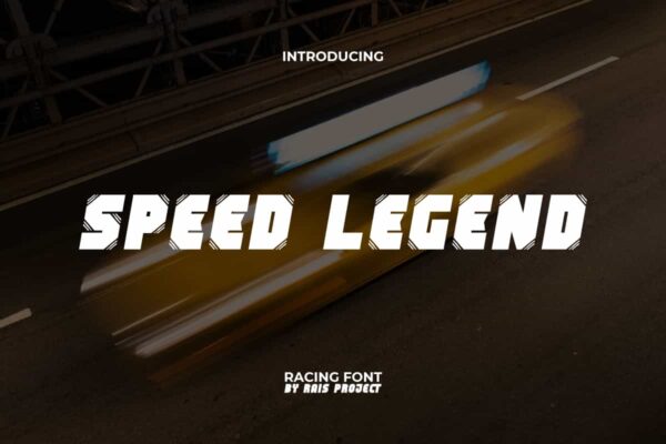 Speed Legend Font