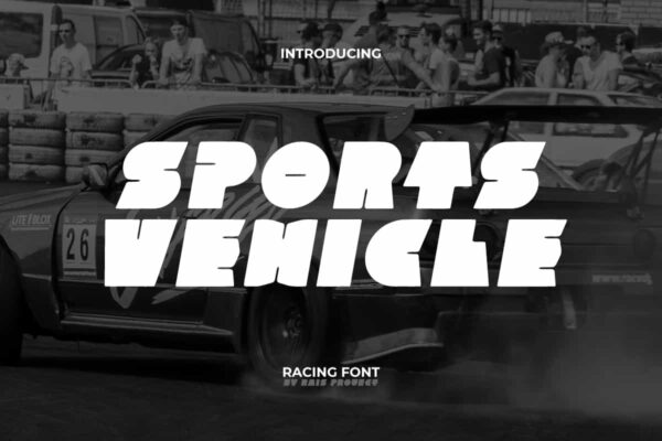 Sports Vehicle Font - Image 9