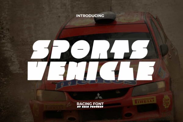 Sports Vehicle Font