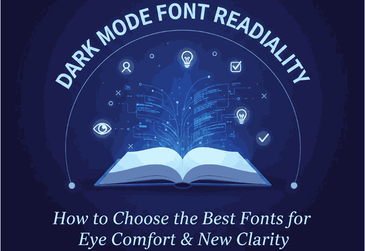 Dark Mode Font Readability: How to Choose the Best Fonts for Eye Comfort & New Clarity