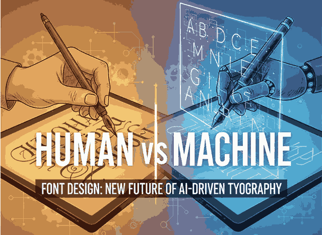 Human vs Machine Font Design: New Future of AI-Driven Typography