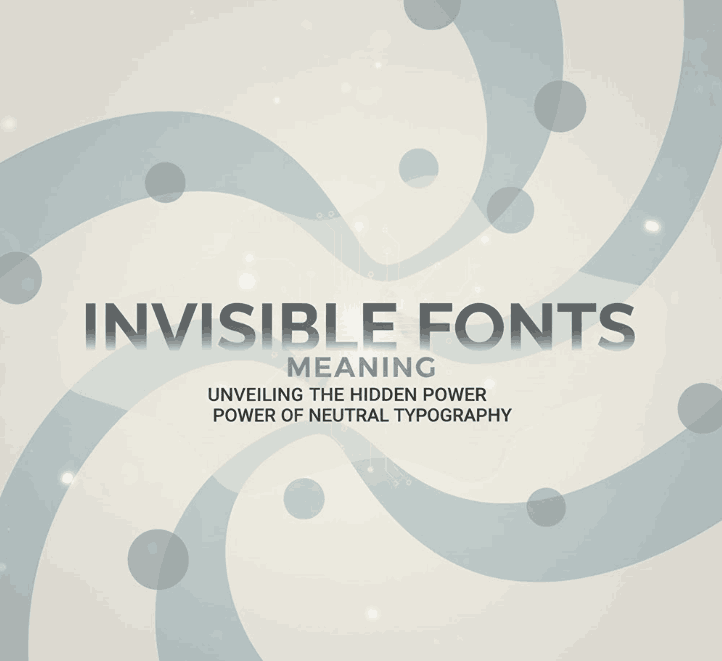 Invisible Fonts Meaning