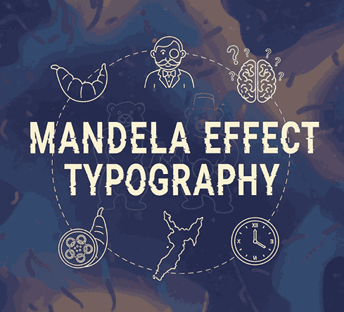 Mandela Effect Typography